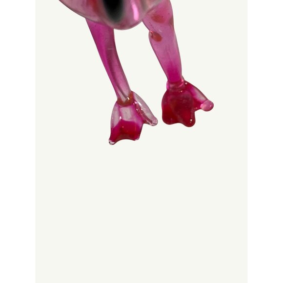 Pink Flamingo  Christmas Ornament With Santa Hat - Picture 10 of 10